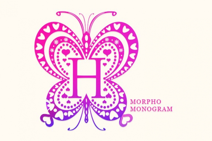 Morpho Monogram Font Download