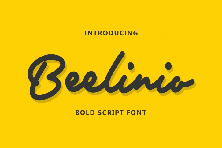 Beelinio - Bold Script Font Download