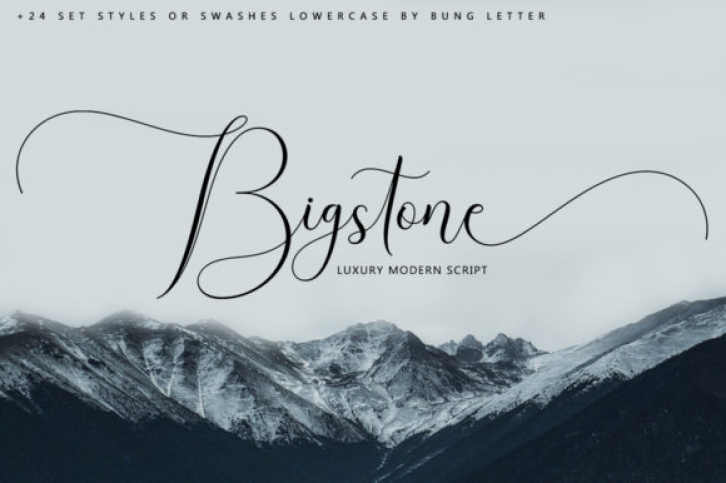 Bigstone Font Download