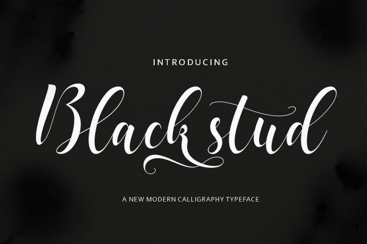 Black Stud Script Font Download