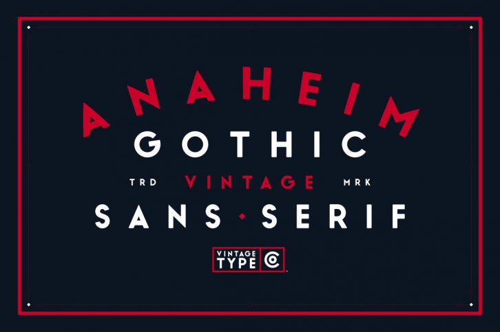 Anaheim Gothic Font Font Download
