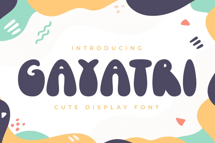 Gayatri - Cute Display Font Font Download