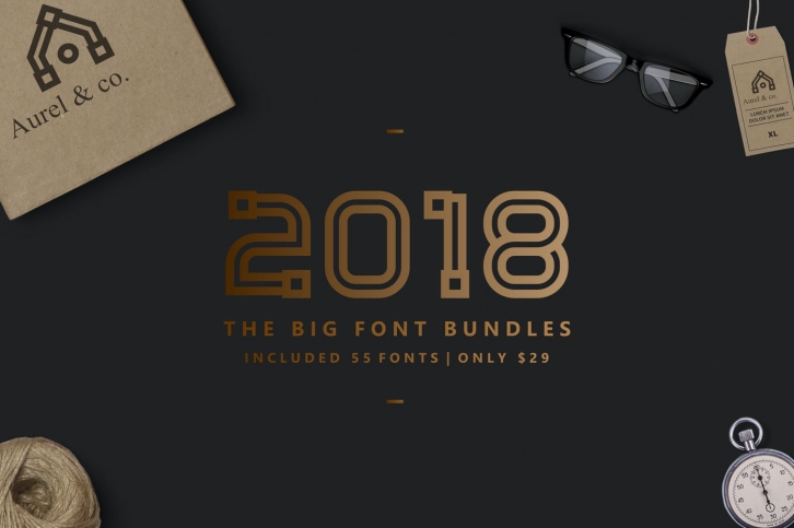 2018 | BIG FONT BUNDLES Font Download