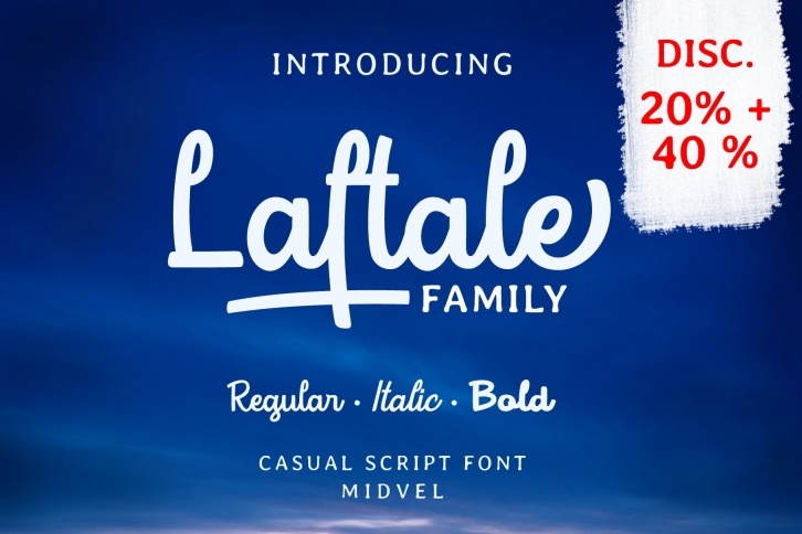 Laftale Family bundles - 3 styles font Font Download