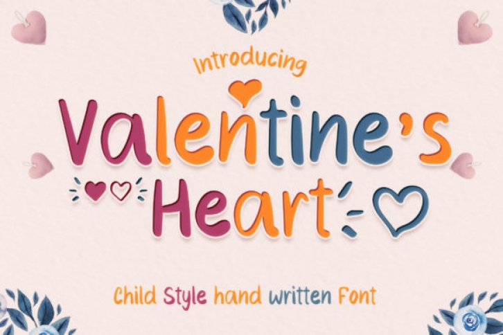 Valentine's Heart Font Download