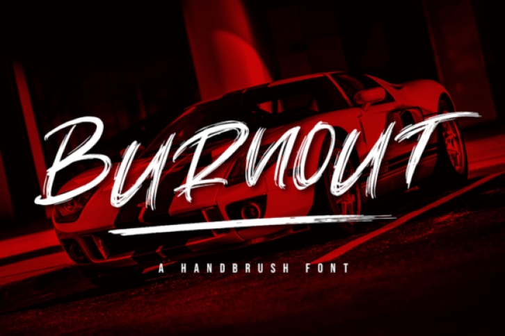 Burnout Font Download