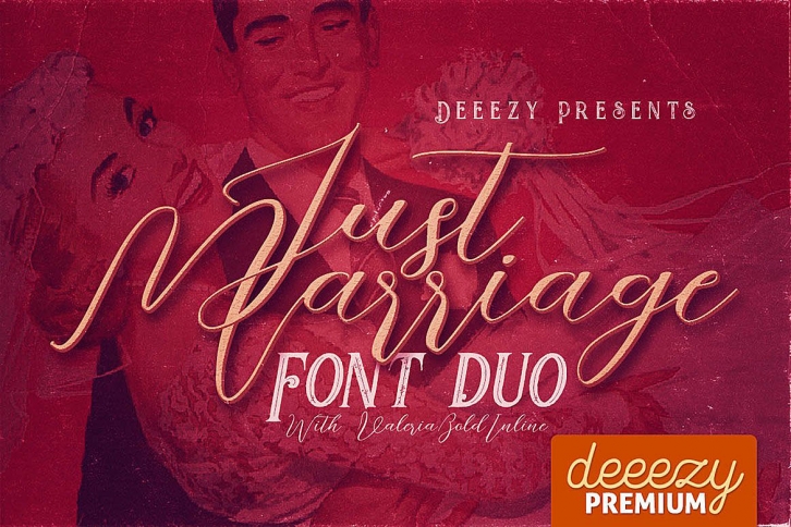 Just Marriage Font Duo Font Download