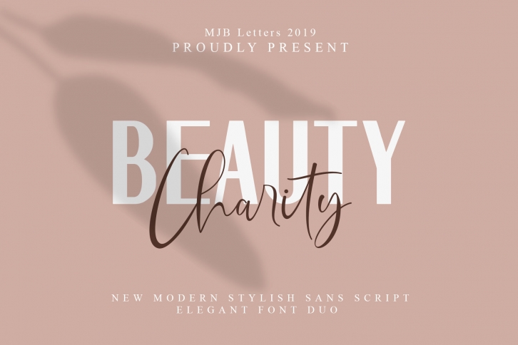 Beauty Charity Font Duo Font Download