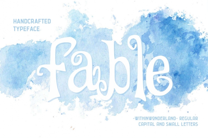 Fable covered - withinwonderland handcrafted typeface Font Download