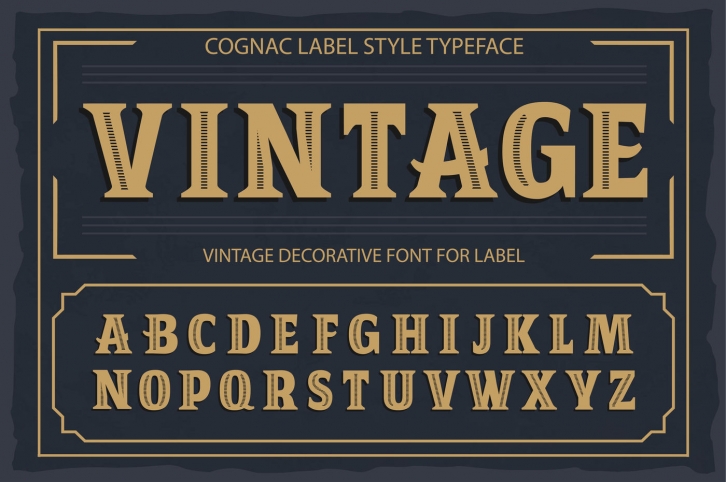 Vintage OTF and vector font Font Download