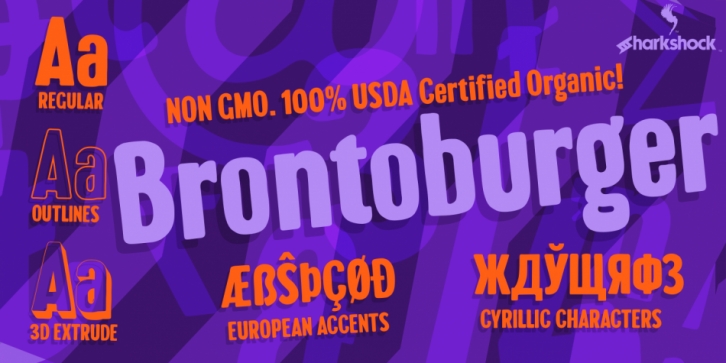 Brontoburger Font Download