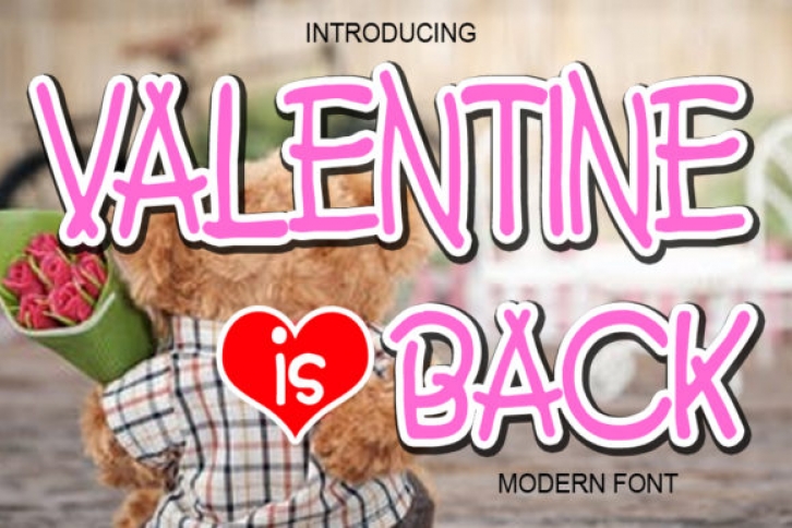 Valentine is Back Font Download