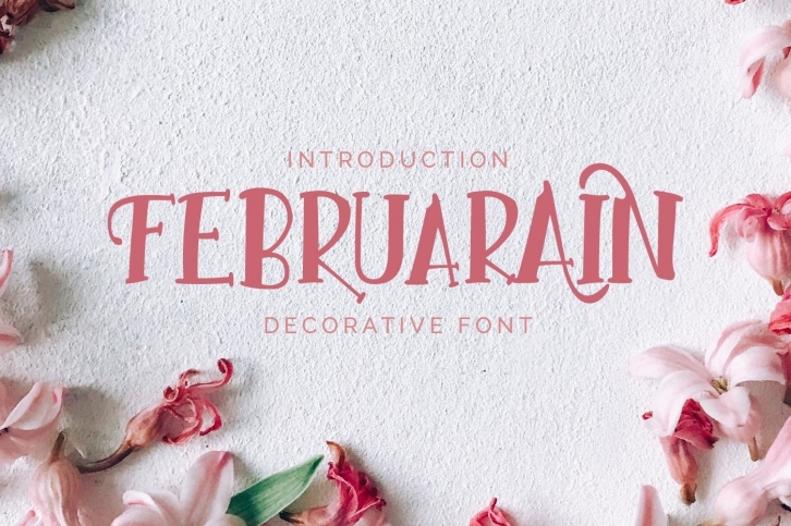 Februarain || Staylistic Decoratif Serif Font Download