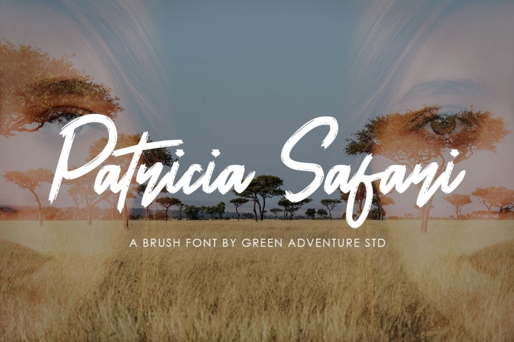Patricia Safari - A Brush Font Font Download