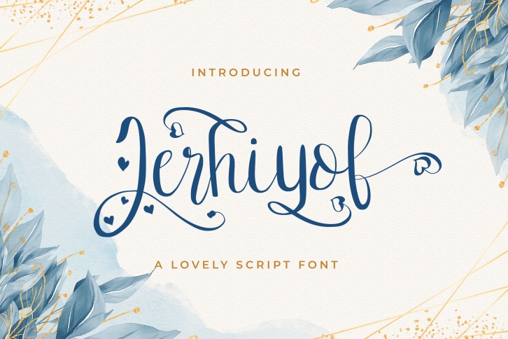 Jerhiyof - Lovely Script Font Font Download