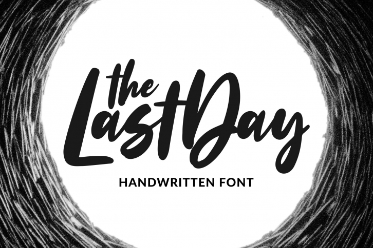 The Last Day - Handwritten Font Font Download
