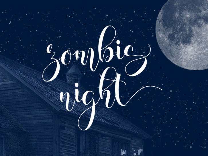 Zombis night Font Download
