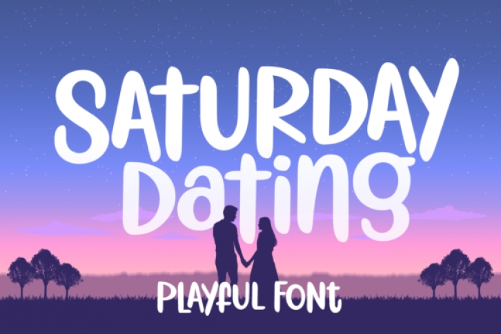 Saturday Dating Font Download