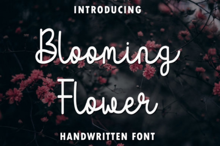 Blooming Flower Font Download