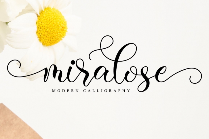 Miralose Script Font Download