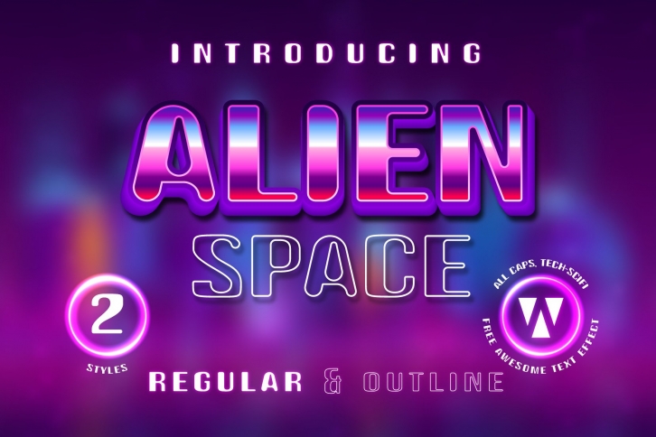 Alien Space - Font Download