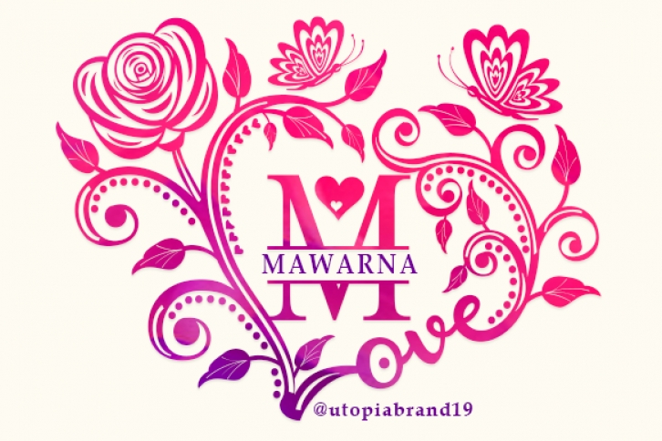 Mawarna Monogram Font Download