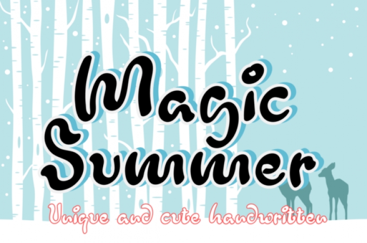 Magic Summer Font Download