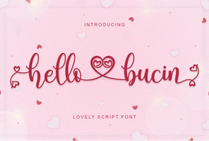Hello Bucin Font Download