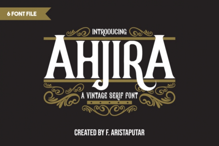 Ahjira Font Download