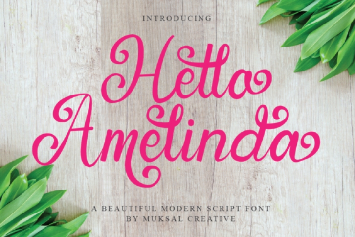 Hello Amelinda Font Download