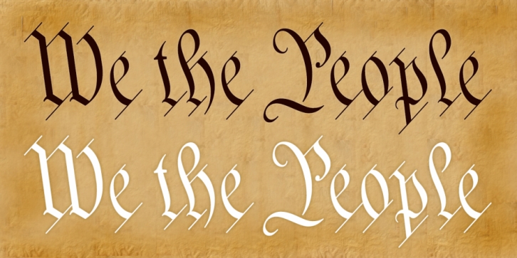We The People Font Download