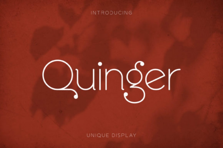 Quinger Font Download