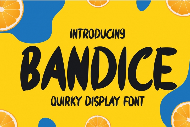 Bandice - Quirky Display Font Font Download