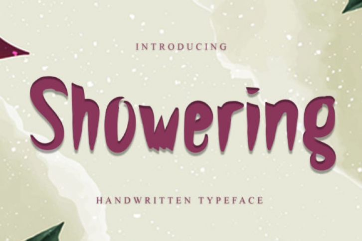 Showering Font Download