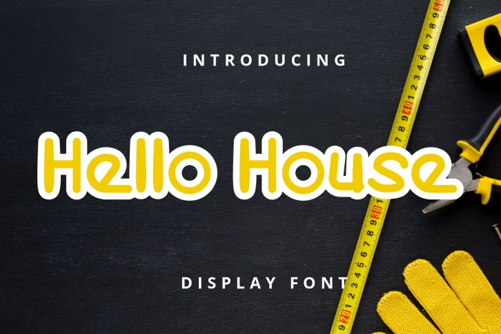 Hello house Font Download