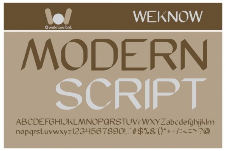Modern Font Download