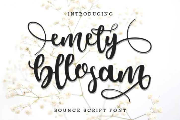 Emely Bllosom Font Download