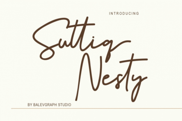 Suttiq Nesty Font Download