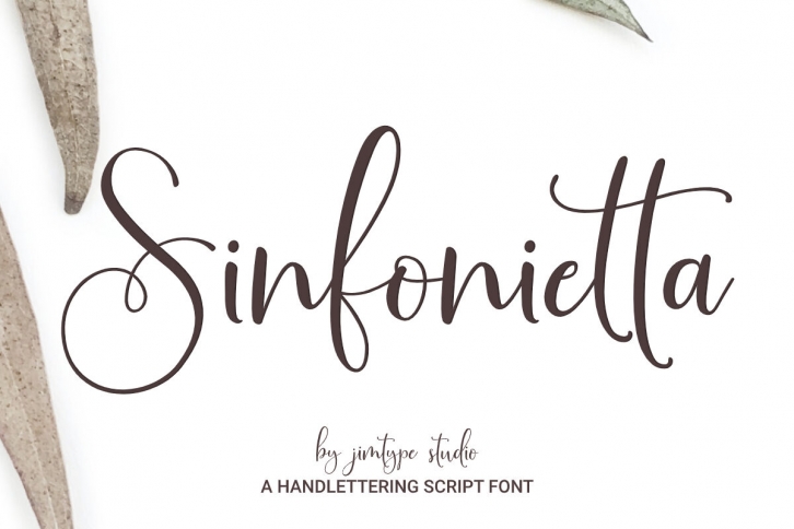 Sinfonietta | Modern Script Font Download