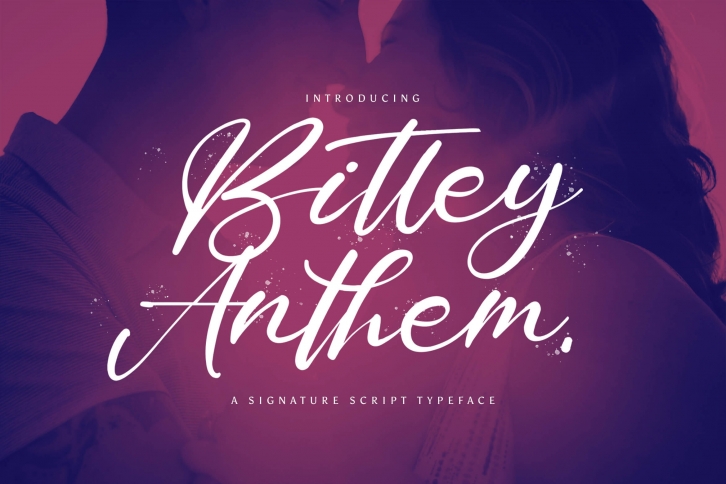 Bitley Anthem - Handwritten Font Font Download