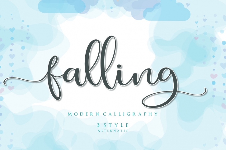 Falling Font Download
