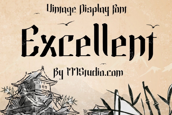 Excellent Display Font Font Download