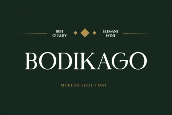 Bodikago Font Download