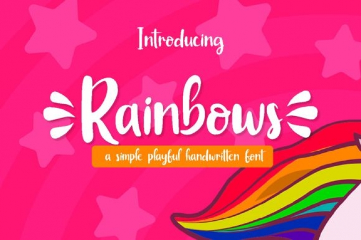 Rainbows Font Download