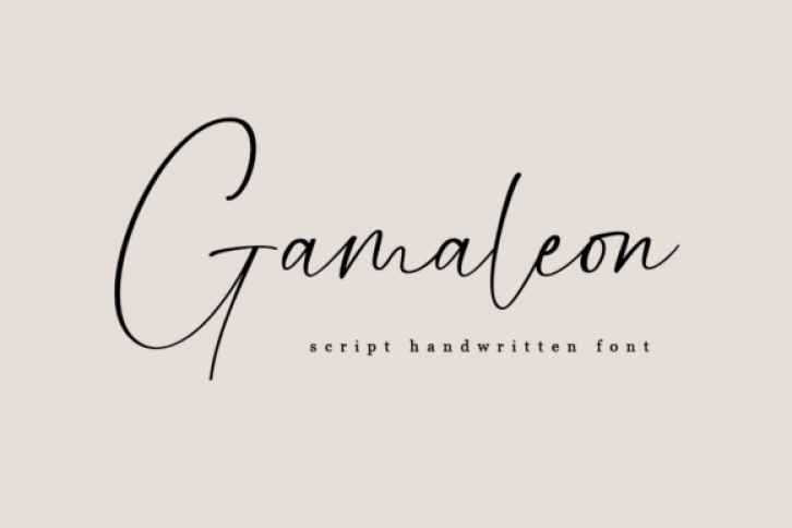 Gamaleon Font Download