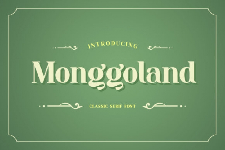 Monggoland Font Download