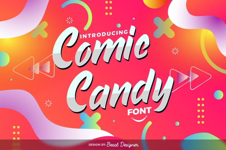 Comic Candy - Script Handwritten Font Font Download