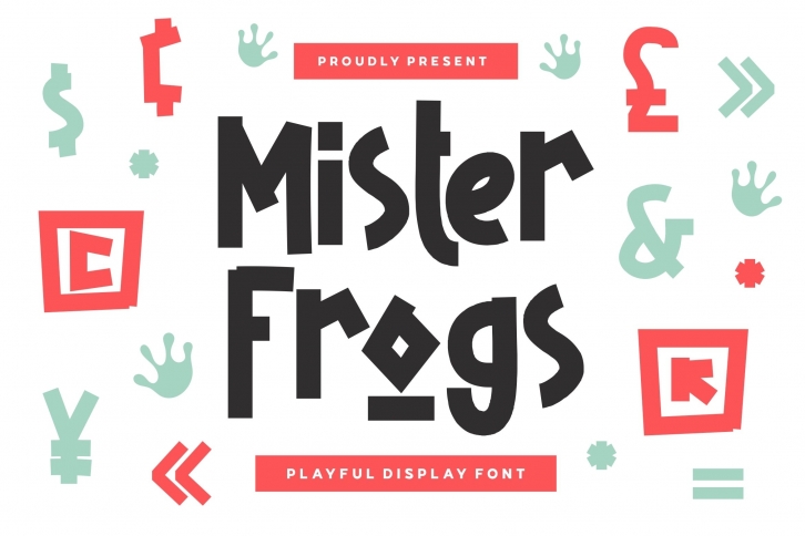 Mister Frogs - Display Font Font Download