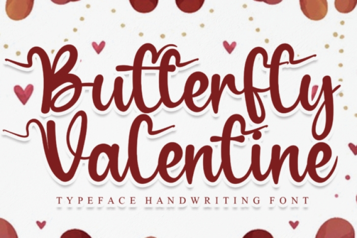 Butterfly Valentine Font Download