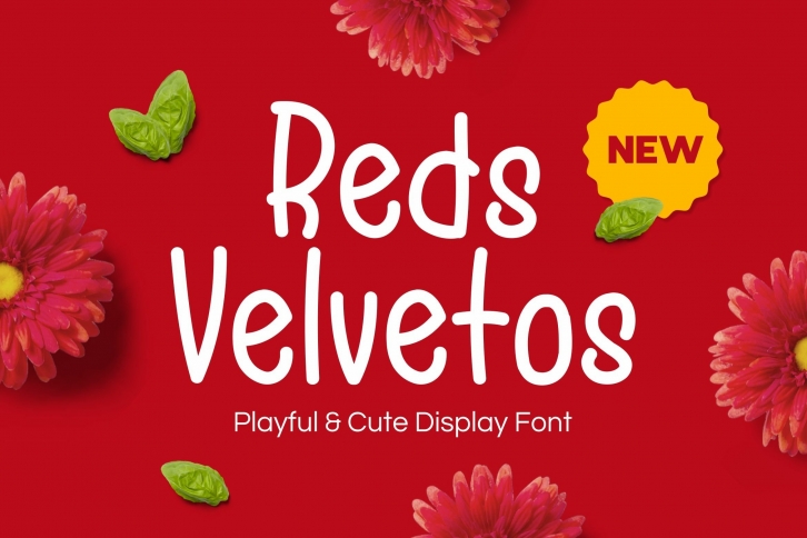 Reds Velvetos - Playful & Cute Font Font Download